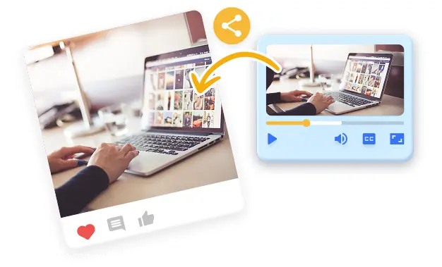 Visla webinar video creator ensures smooth team collaboration by keeping projects organized and enabling real-time feedback.